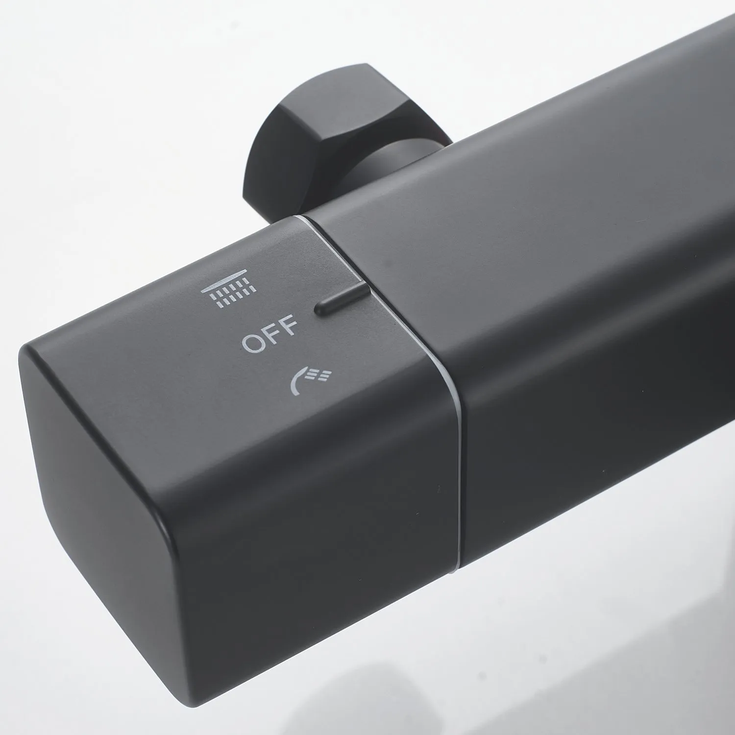 Душевая система c термостатом Shevanik S3096H, черный