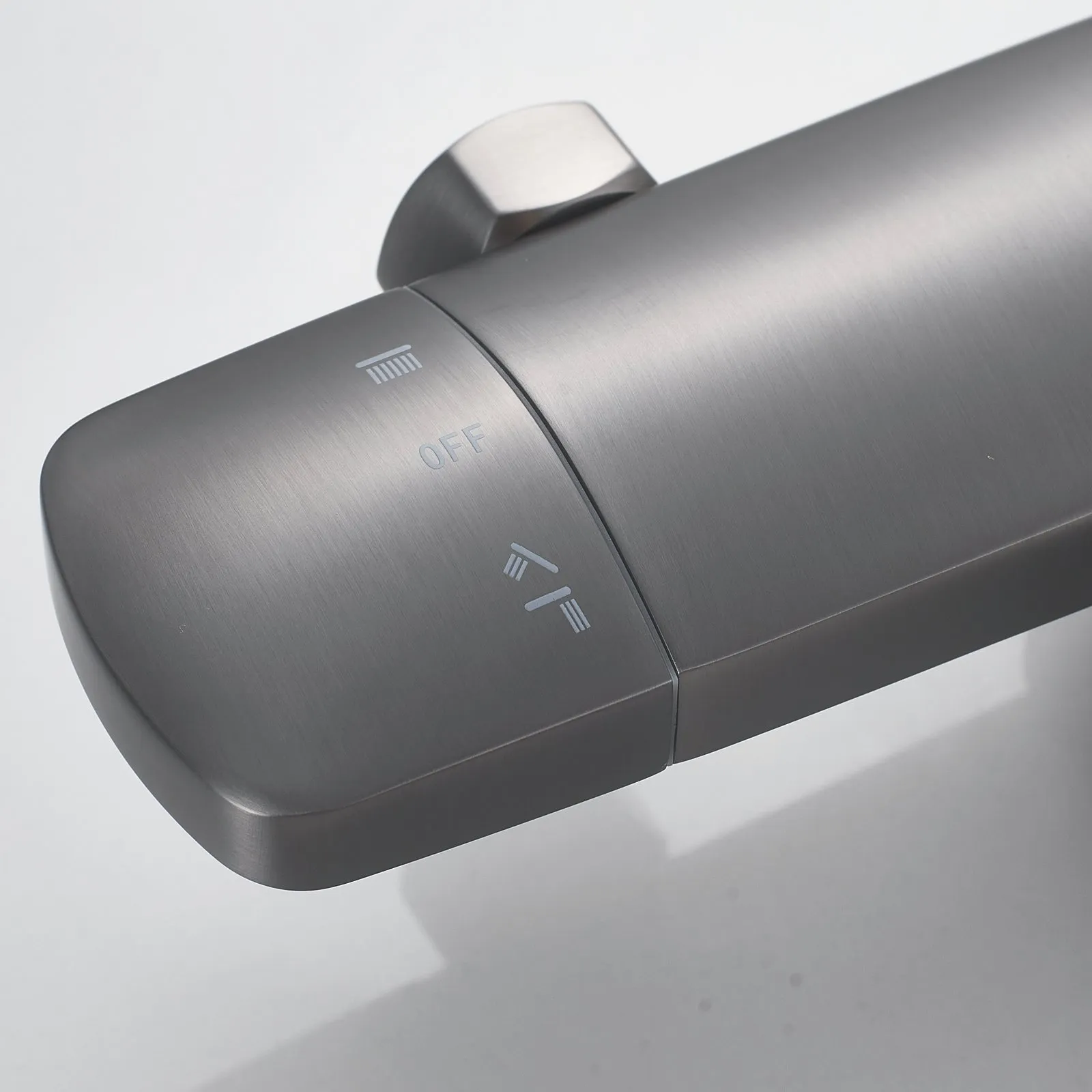 Душевая система Rose R3936T, оружейная сталь