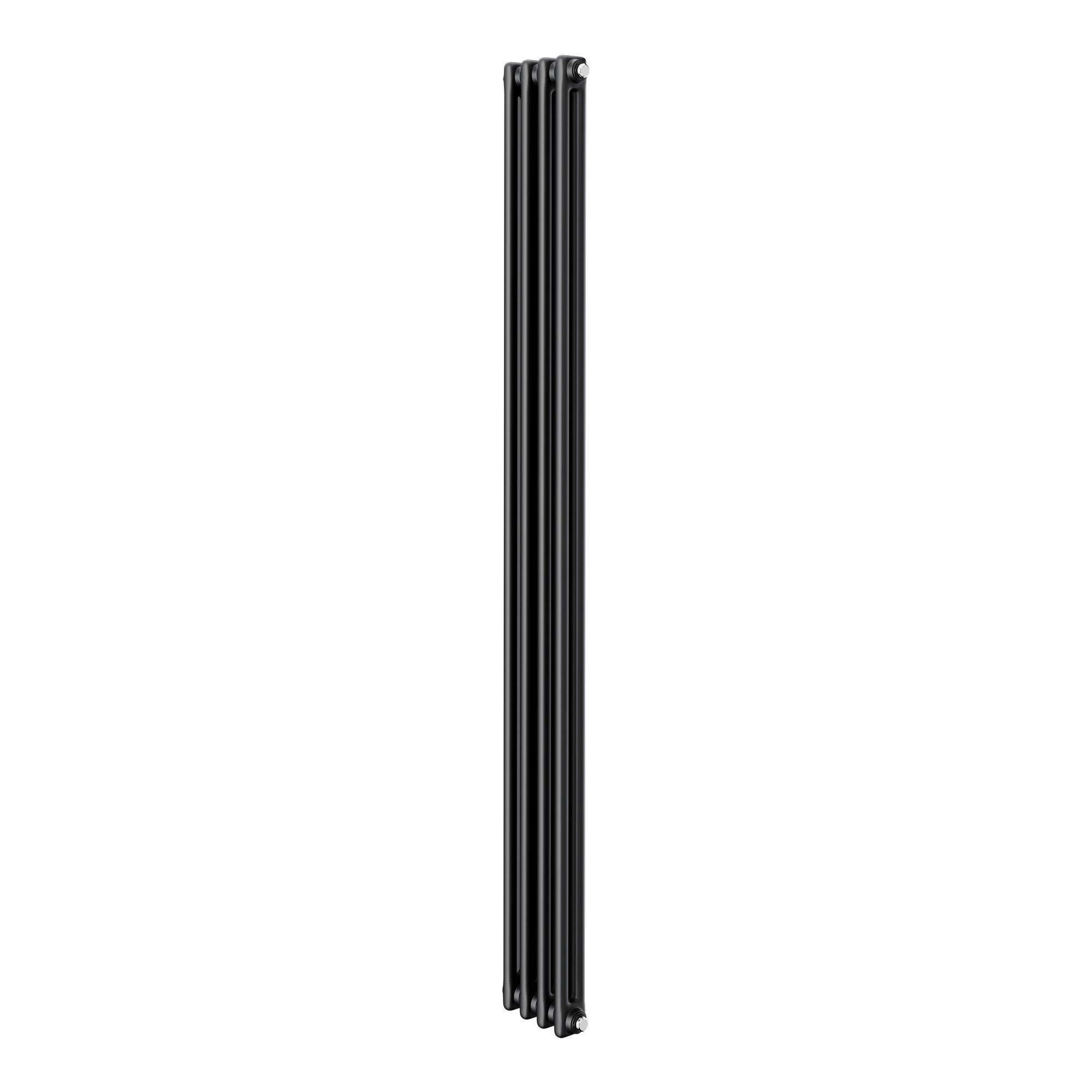 Трубчатый дизайн-радиатор Royal Thermo Insignia C2180 4 секции, черный, боковое подключение