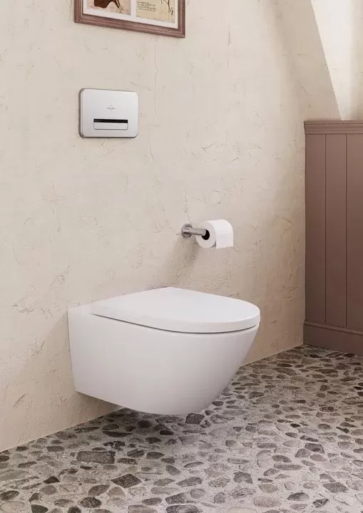 Смывная клавиша Villeroy & Boch ViConnect 200M, ProActive+ (922311LC) (нержавеющая сталь)