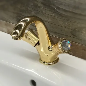 Смеситель для раковины Fiore VENERE SKY (SWAROVSKI®) 13OO0623, золото