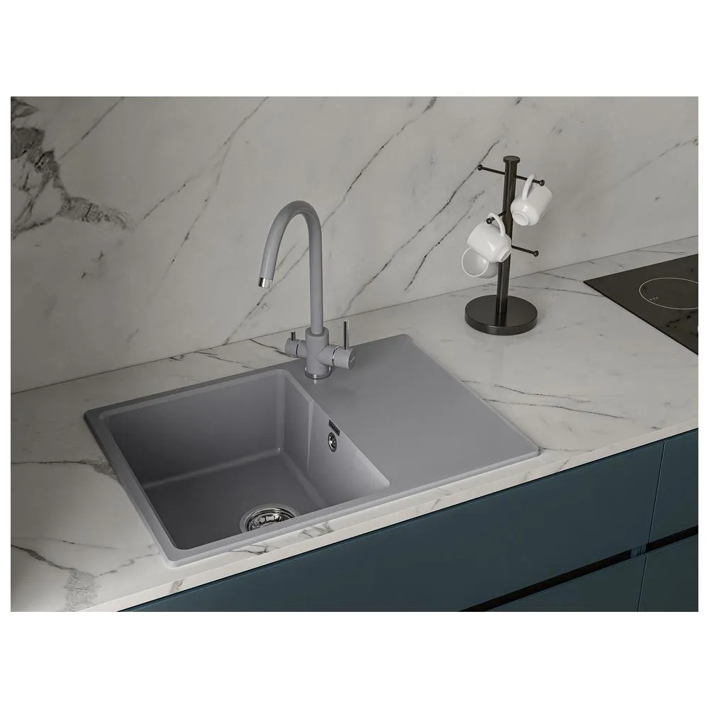 Кухонная мойка GranFest URBAN 668L, серый