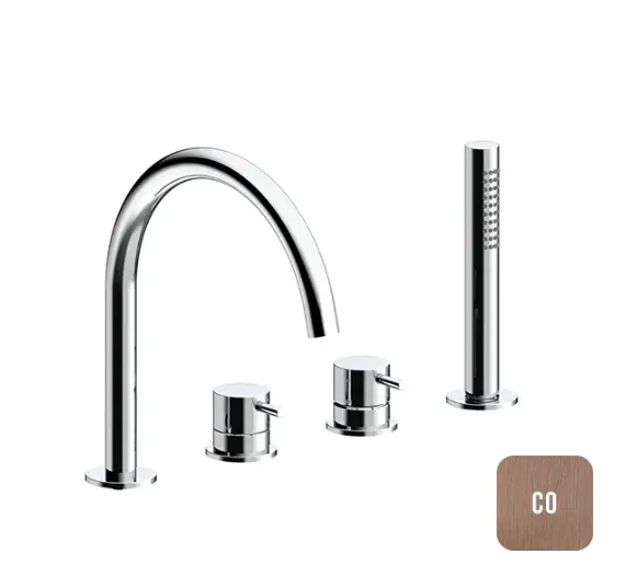 Смеситель для ванны и душа Almar Copper Brushed PVD (E214006.CO)