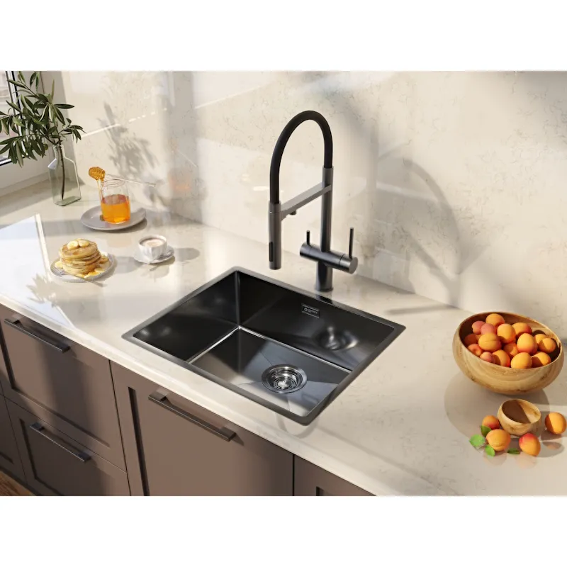 Кухонная мойка Grandex Aqua Proline 5041743, графит