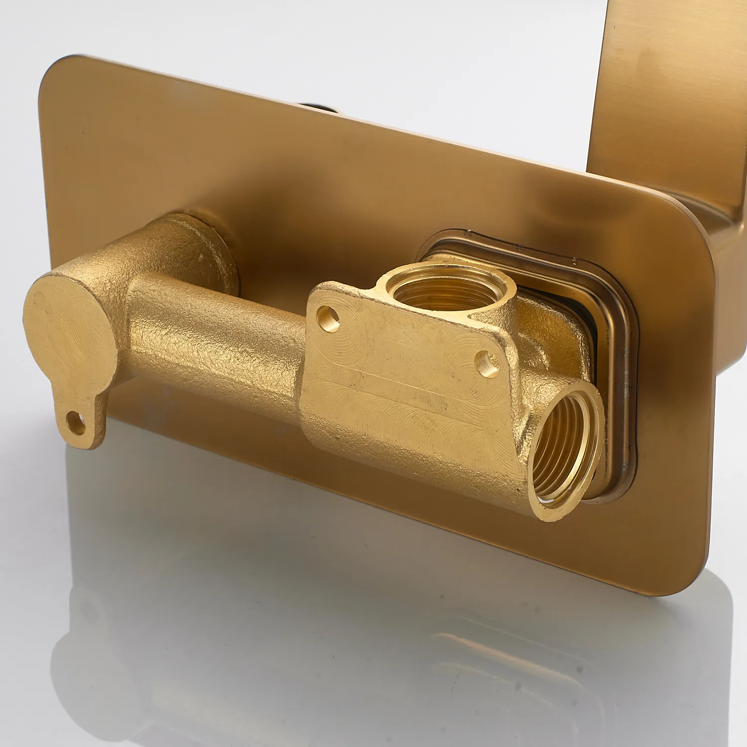 Гигиенический душ со смесителем Shevanik S9905G, золотой сатин