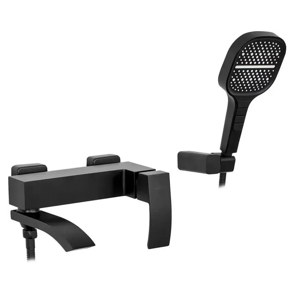 Смеситель для ванны Hansberge H4077BL, черный