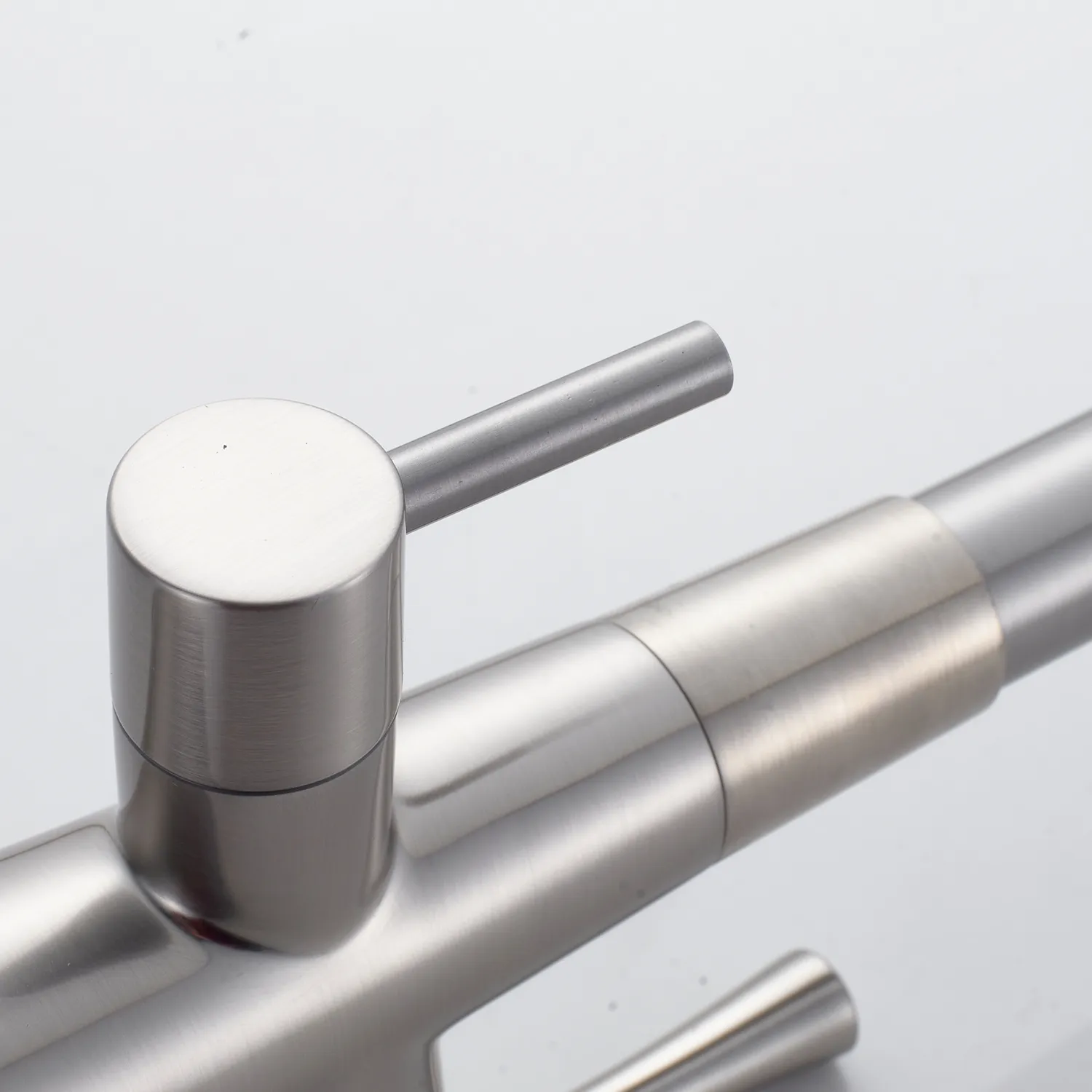 Смеситель для кухни с подключением фильтра Shevanik S528L, сатин