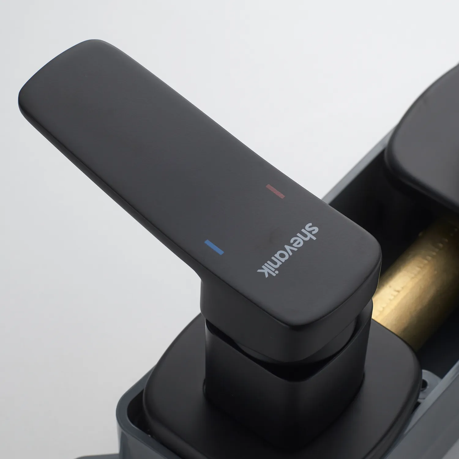 Смеситель для раковины встраиваемый Shevanik S9941H, черный