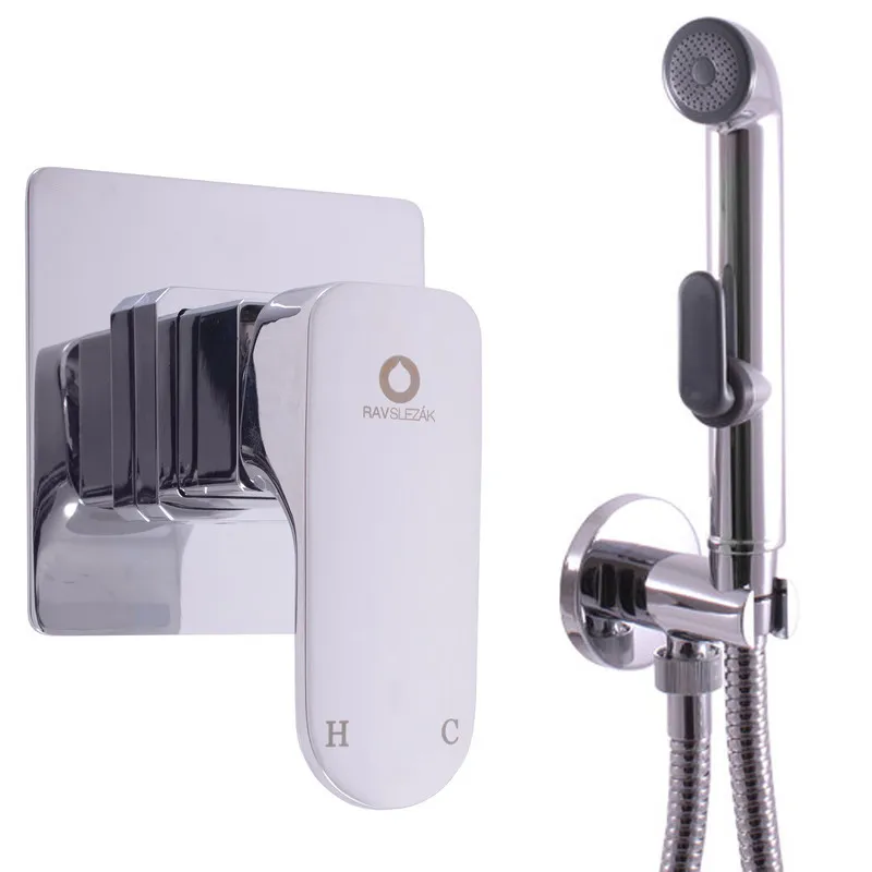 Гигиенический душ со смесителем Rav Slezak YUKON YU142, хром