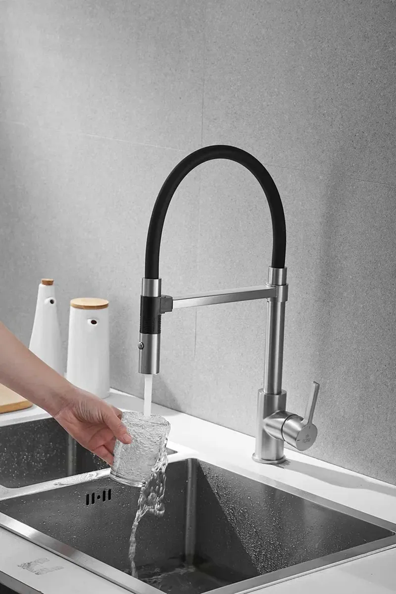 Смеситель для кухни Rose R133L, сатин