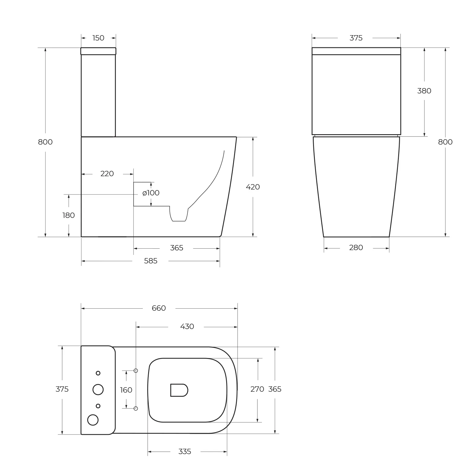 Чаша напольного унитаза BelBagno Albano, белый (BB120CPR)