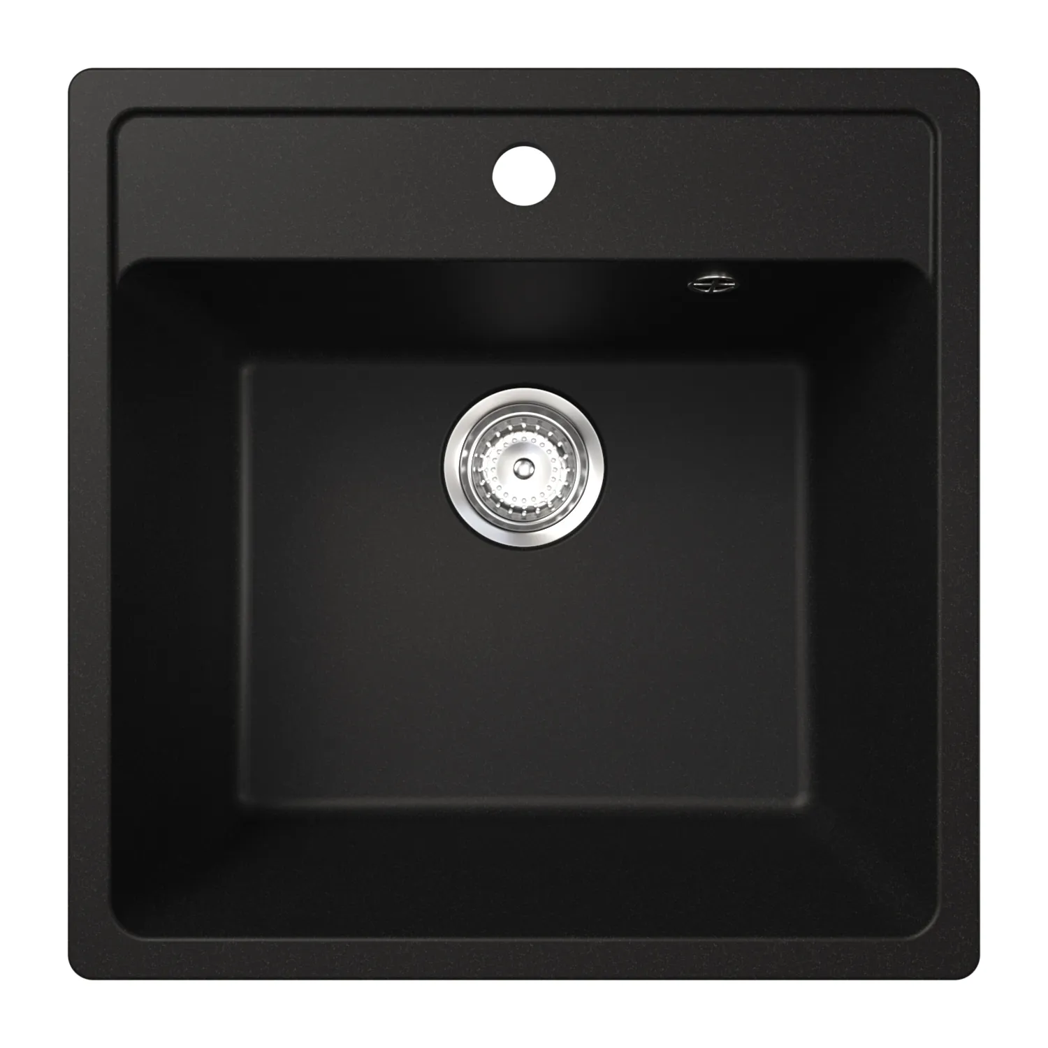 Мойка MIXLINE МЛ-ГМ08 (ML-GM08) КОМФОРТ ультра-черная  (344), 500*500*200мм (558729)