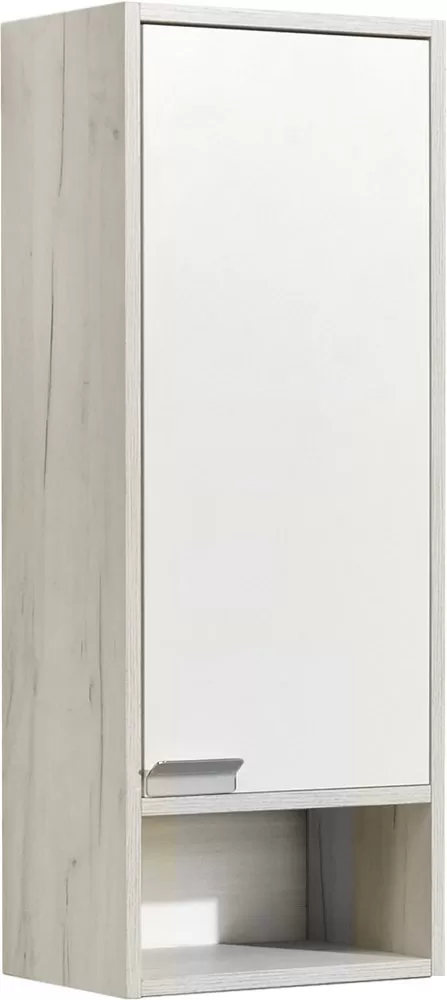 Шкаф - колонна Aquaton Флай 1-створчатый белый, дуб крафт правый 1A237903FAX1R