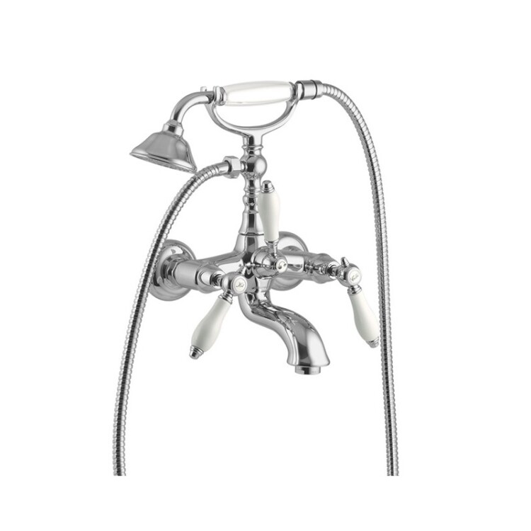 Смеситель для ванны и душа Fima Carlo Frattini Herend, хром (F5404CR)