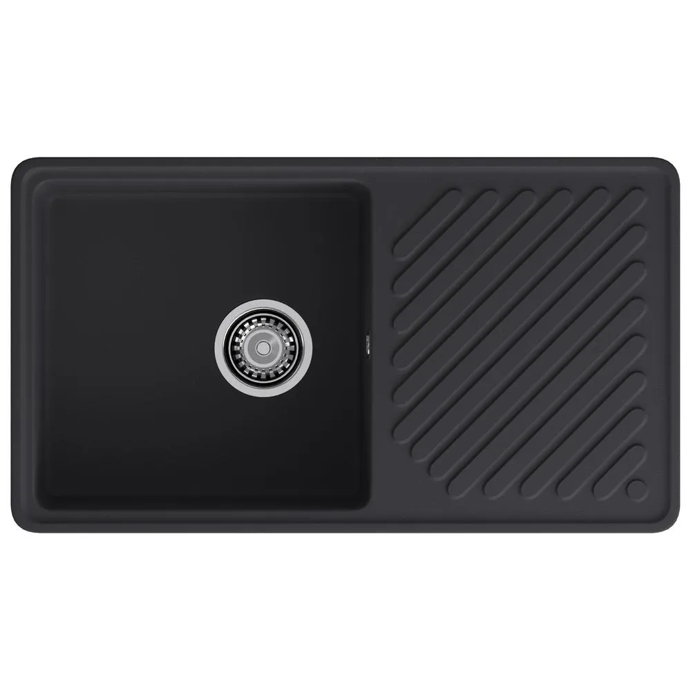 Кухонная мойка GranFest QUARZ 53, черный