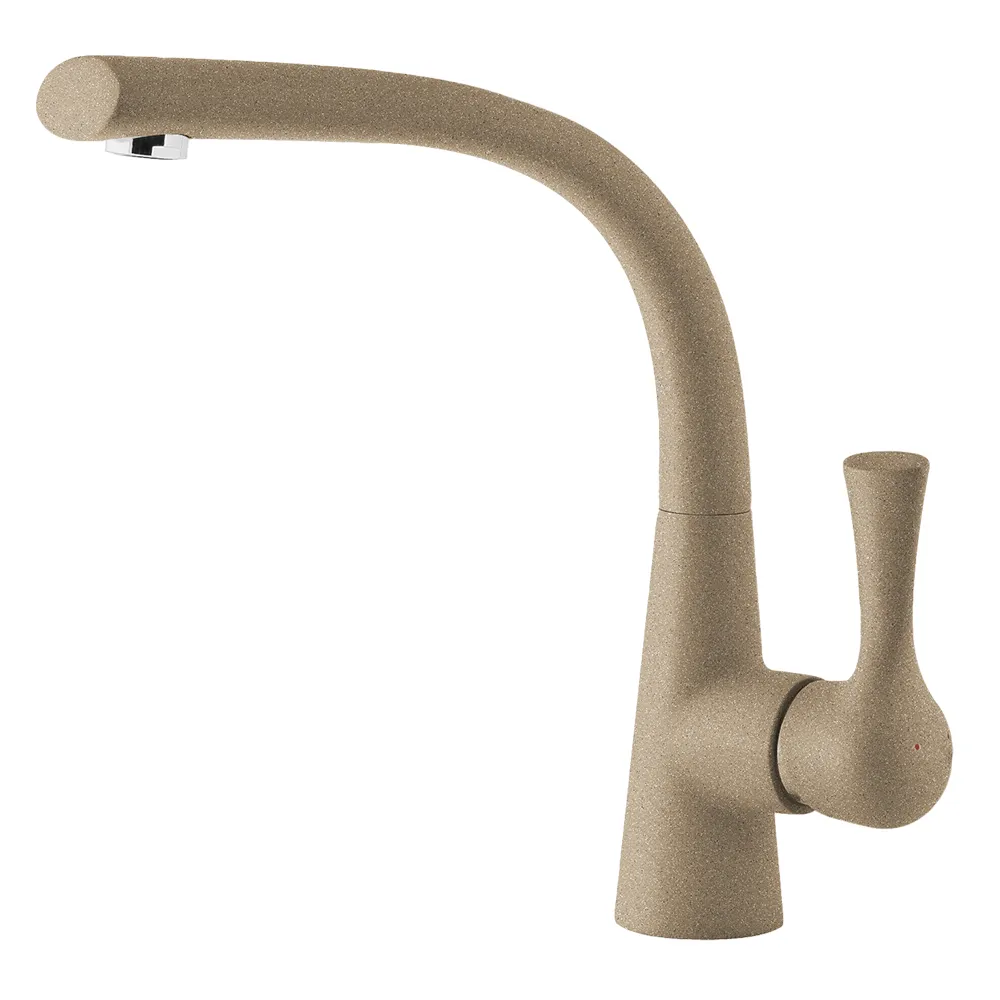 Смеситель для кухни GranFest 3723, песочный