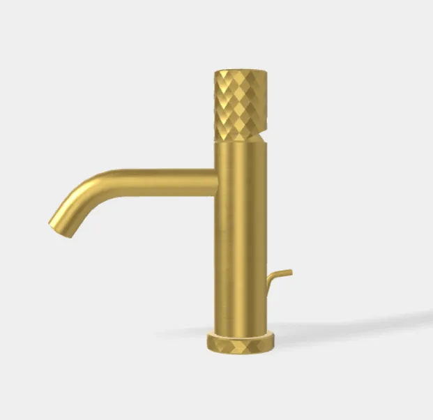 Смеситель для раковины Fima Carlo Frattini Spillo Tech, X Collection, золото брашированное (F3031TXSXOS)