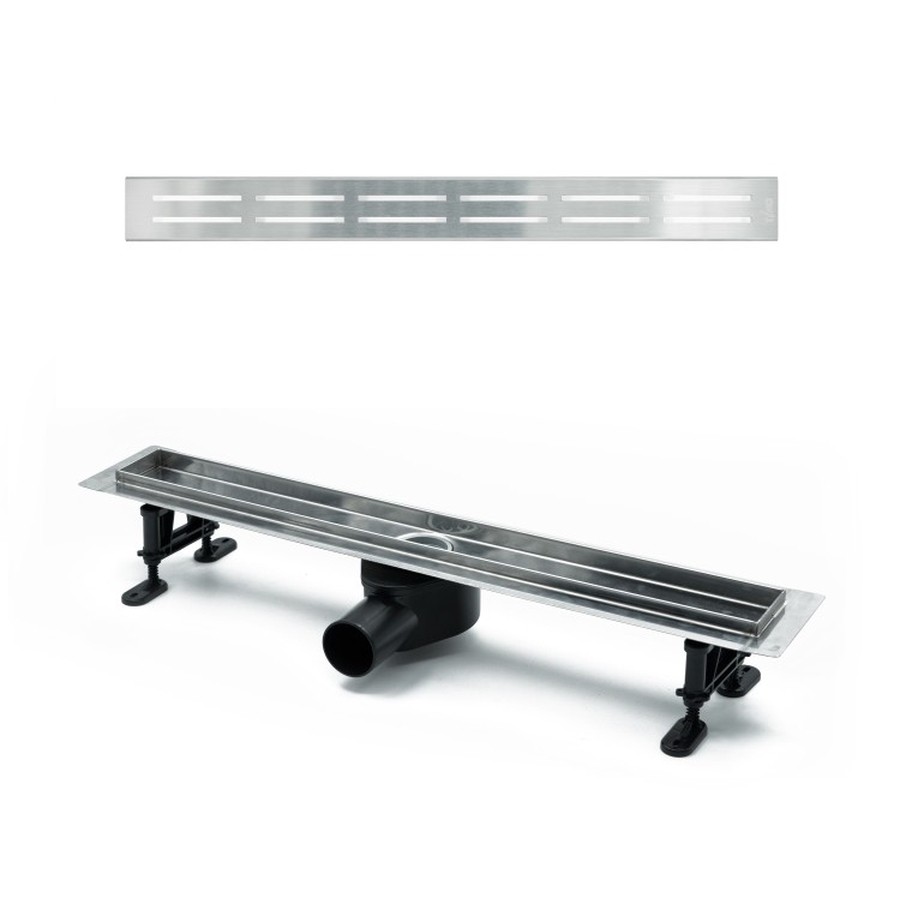 Душевой лоток TIMO Drain Protect 800 с вставкой DG20, сатин (DP20800-DG20800)