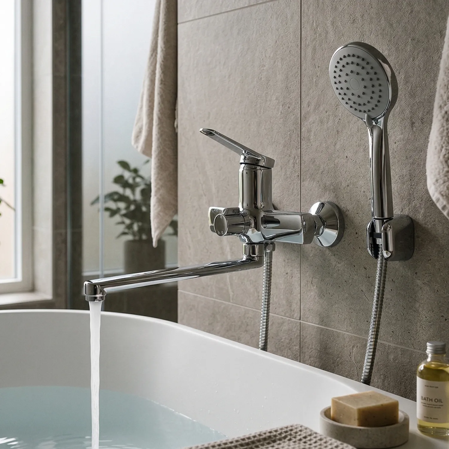 Смеситель для ванны Maretti Viola VA22RF572-D, хром