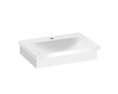 Тумба с раковиной и зеркалом Keuco Royal Reflex 39601211101 белая
