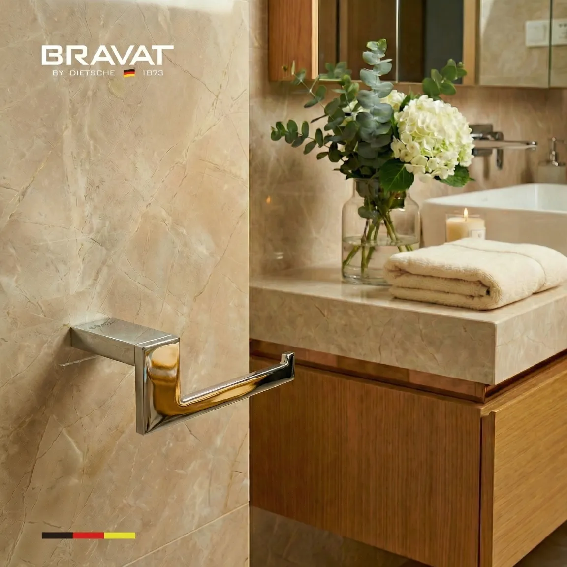 Держатель для туалетной бумаги BRAVAT (D7455C-SW)