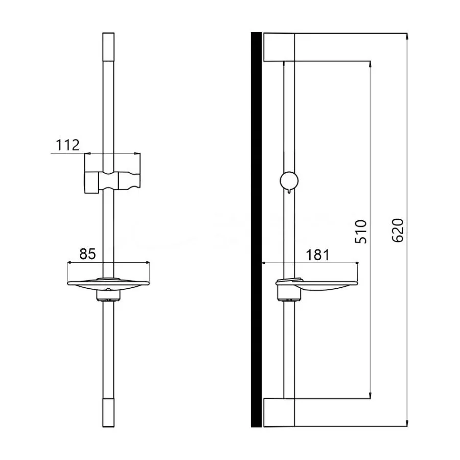 Душевой гарнитур Maretti AC20M11-015, хром
