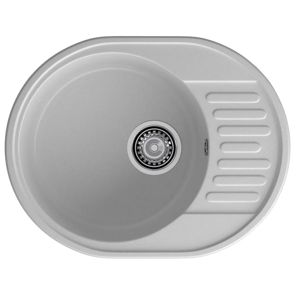 Кухонная мойка GranFest QUARZ 58, серый