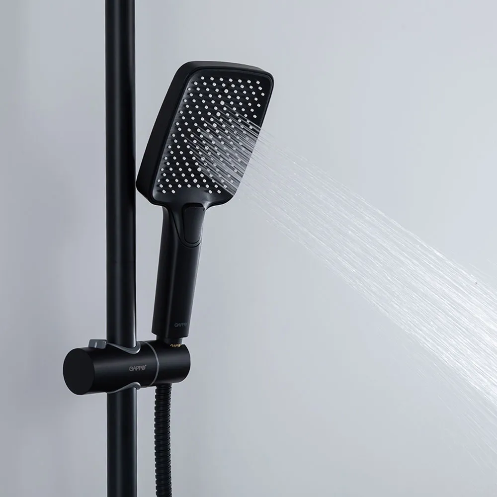 Душевая система GAPPO G2418-26, черный