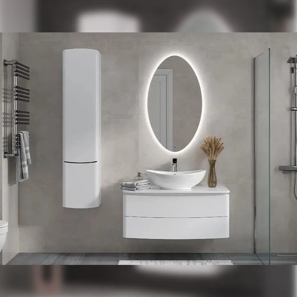 Шкаф Velvex  Luna 350 навесной белый (pp.LUN.35)