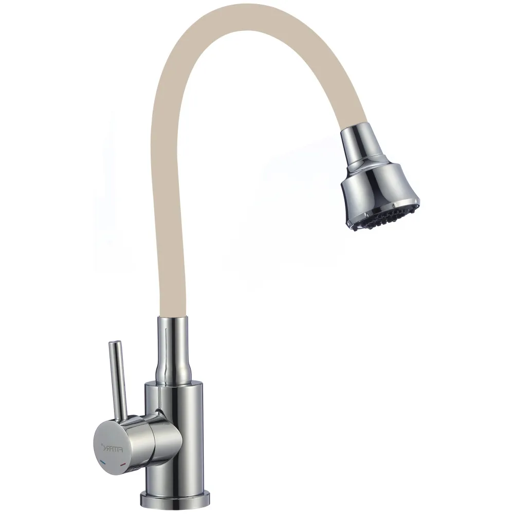 Смеситель для кухни с гибким изливом и режимом душ Fmark FS8288A-12, хром