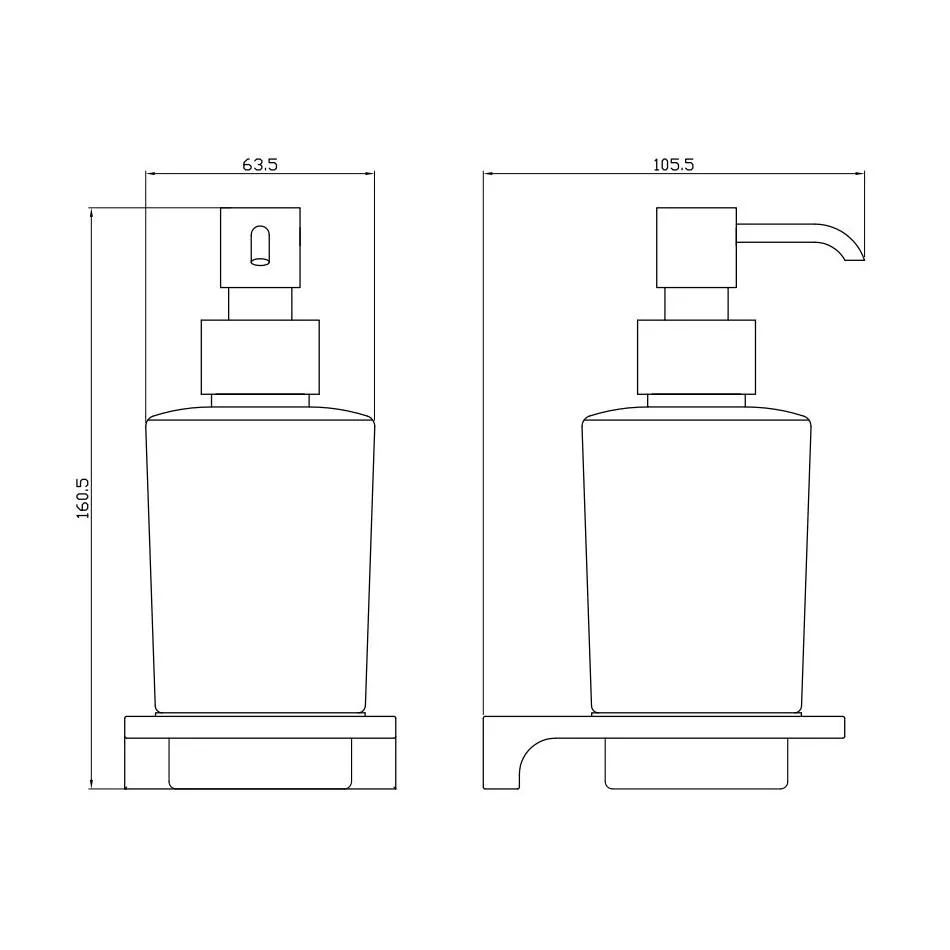 Дозатор жидкого мыла Rav Slezak NIL NLA0303, хром