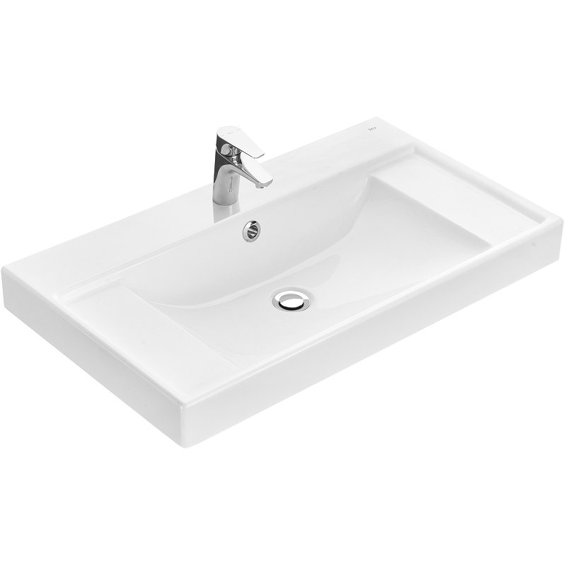 ZRU9307562 Roca ONA раковина мебельная 800х460x132 мм из композитного материала, белый