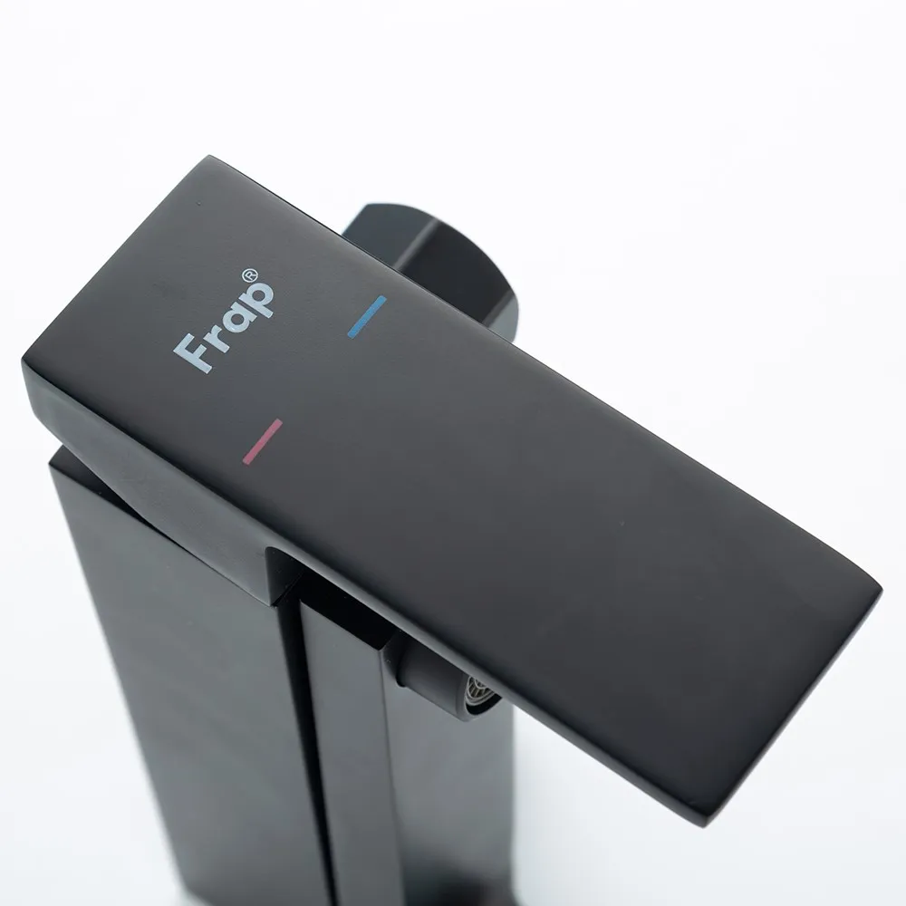 Смеситель для ванны FRAP F3291-6, черный