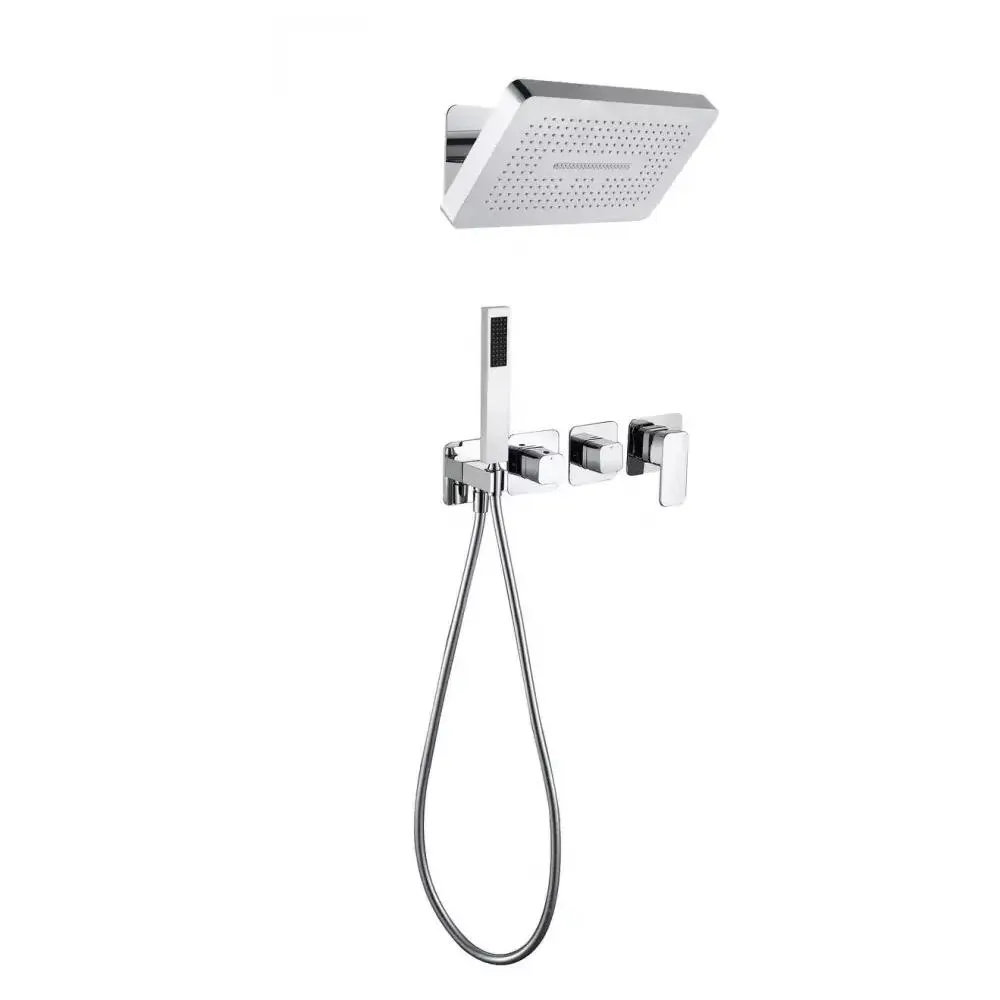 Душевая система встраиваемая (без излива) Grocenberg GB5030CR, хром