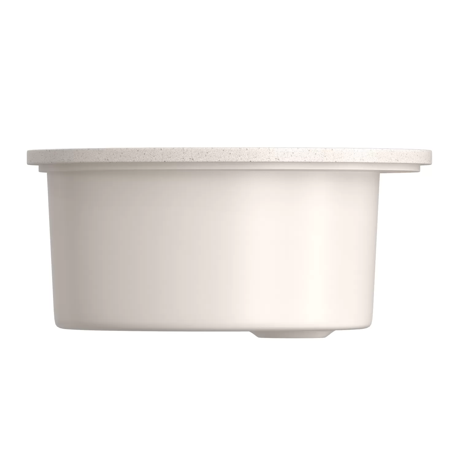 Мойкa MIXLINE ML-GMS01 СТАНДАРТ круглая, бежевый, 475мм (глуб. чаши 194) (551082)