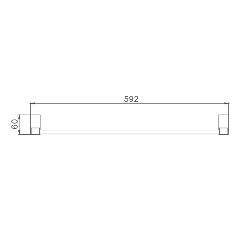 Полотенцедержатель D-Lin D252330, хром