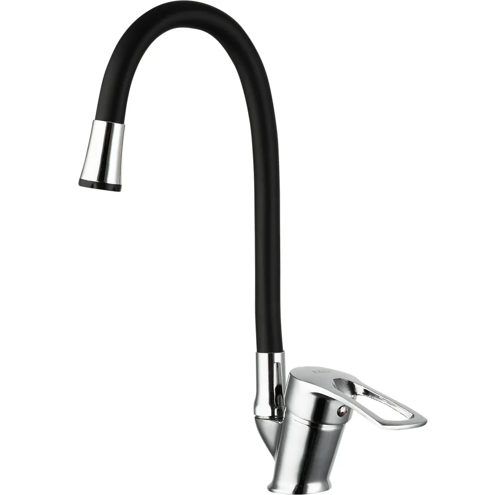Смеситель для кухни с гибким изливом FRUD R41055-2, хром
