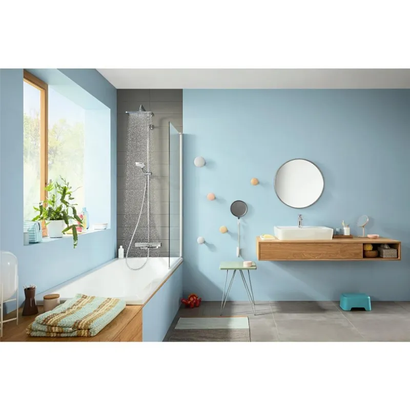 Душевая система Hansgrohe Crometta E 280 1jet Showerpipe хром (27687000)