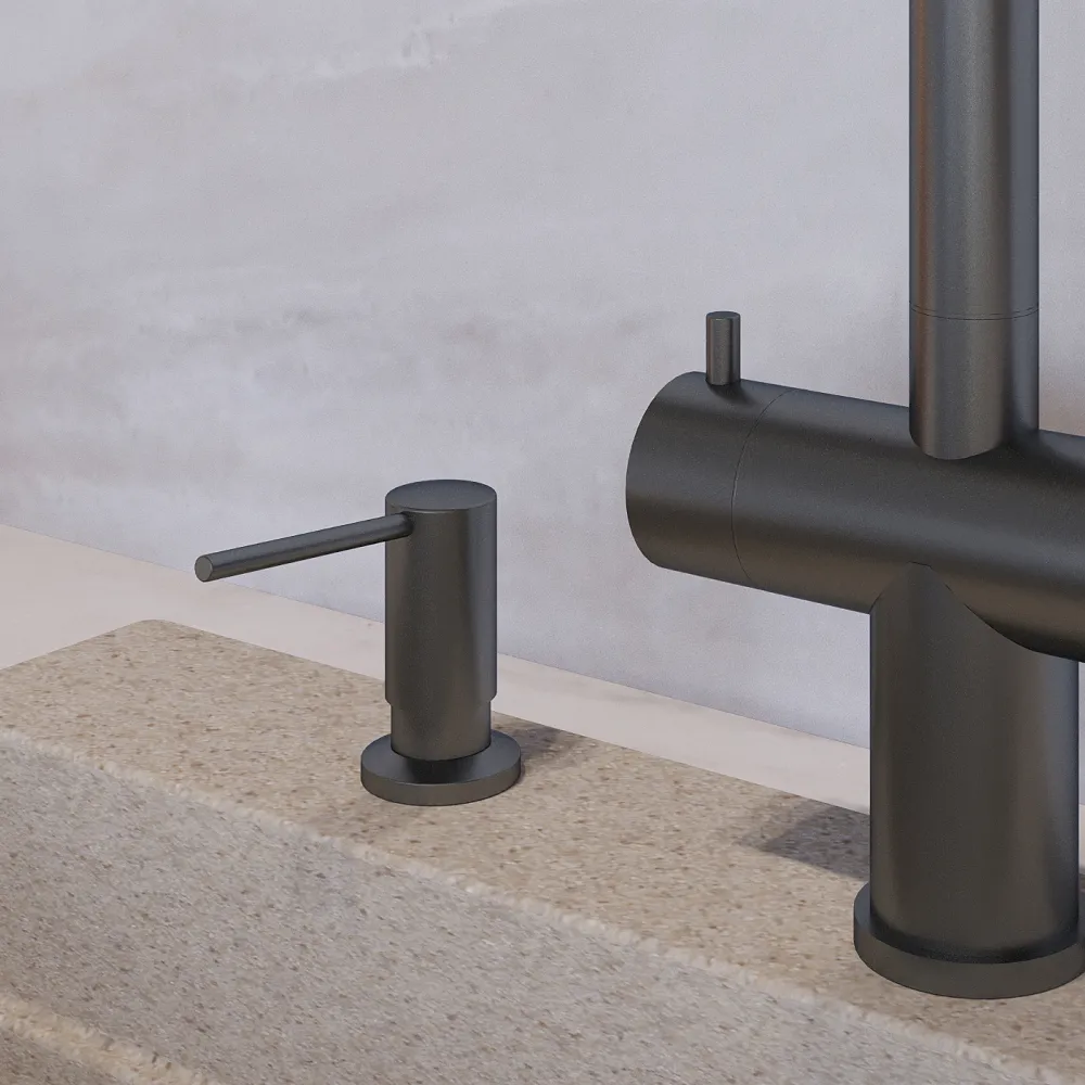 Дозатор для жидкого мыла Grandex Aqua Joy 9000263, графит