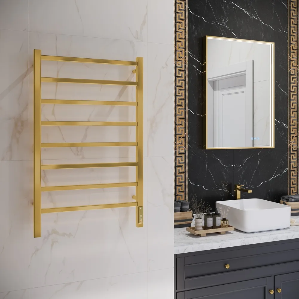 Полотенцесушитель электрический Terminus Ватикан П8 50х85 quick touch, брашированное золото