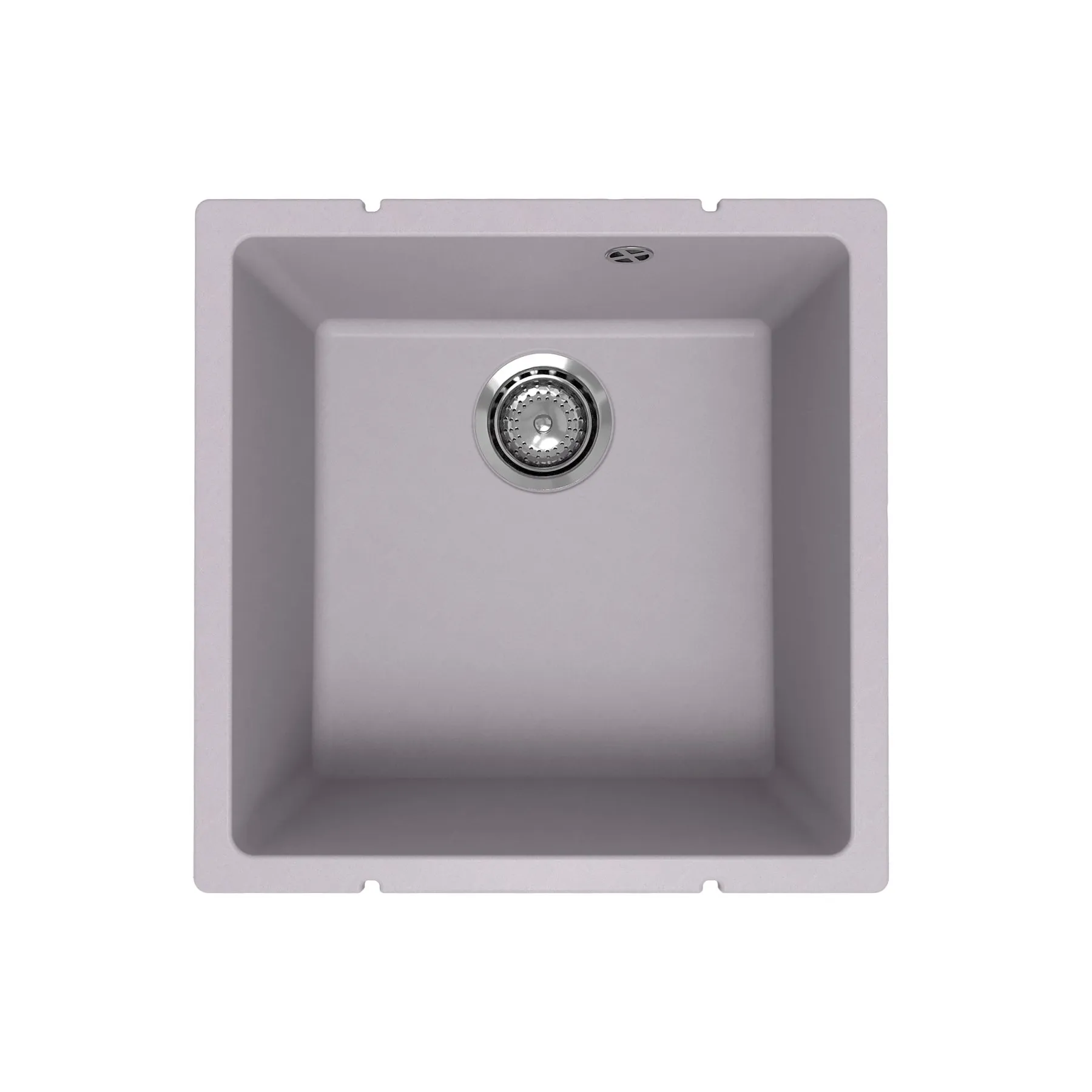 Кухонная мойка Ulgran Quartz Under 400-04, платина