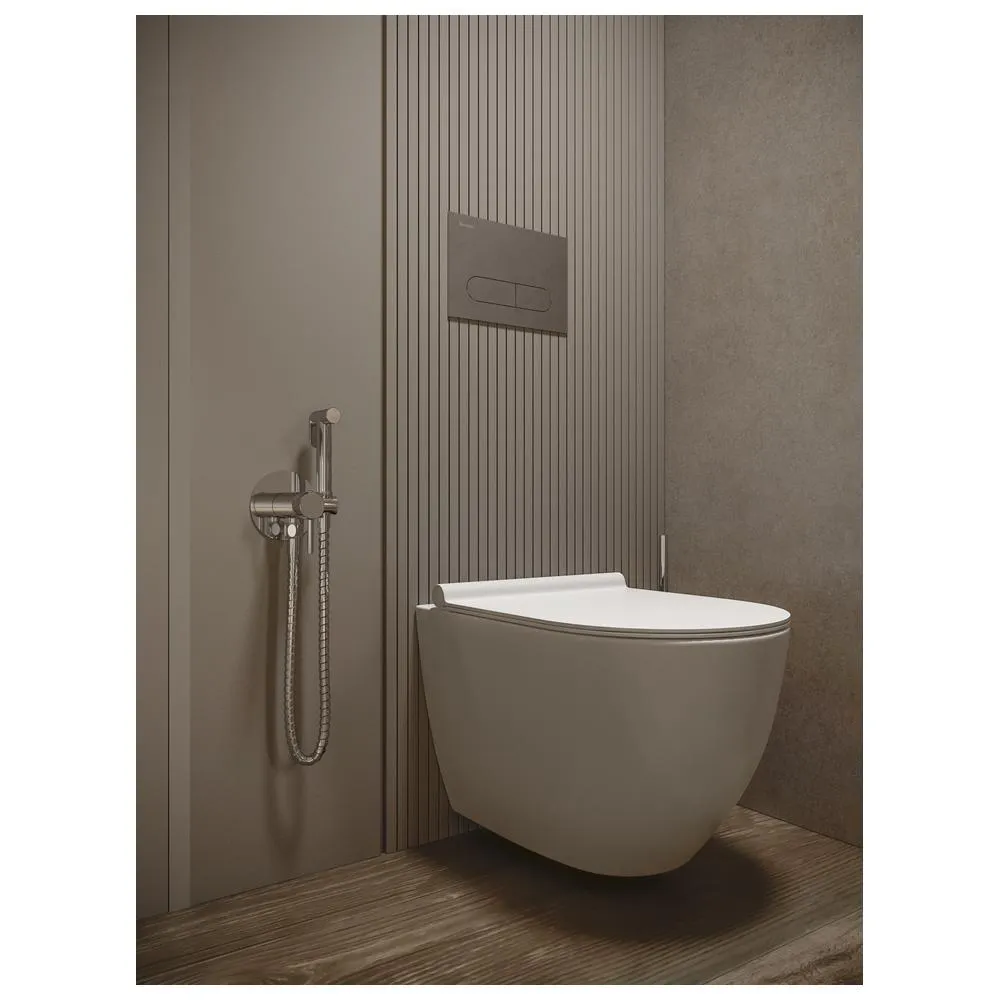 Гигиенический душ со смесителем встраиваемый Knotlor FHS01C1C, хром