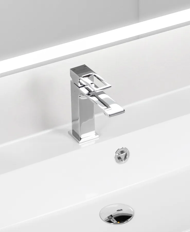 Смеситель для раковины BelBagno Luce, хром (LUC-LVM-CRM)