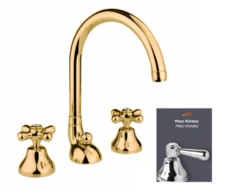Смеситель для раковины Nicolazzi Mac Kinley, Gold Brass (2507 GB 60)