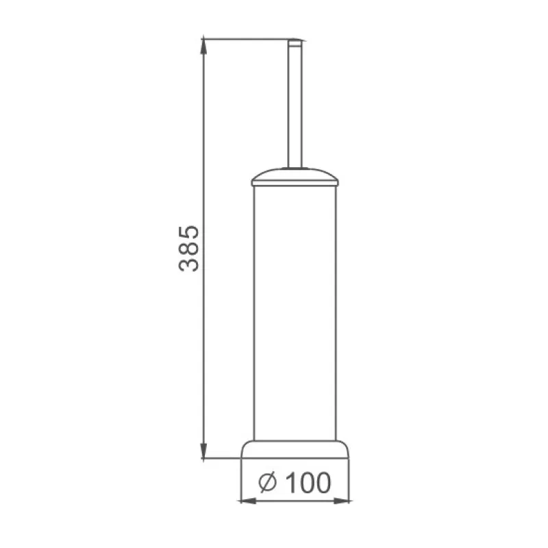 Ершик D-Lin D201401, хром