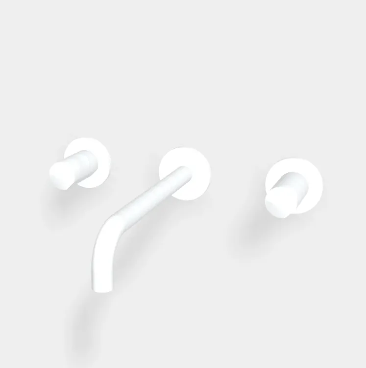 Смеситель для раковины Fima Carlo Frattini So, белый матовый (F3191L/5BS)