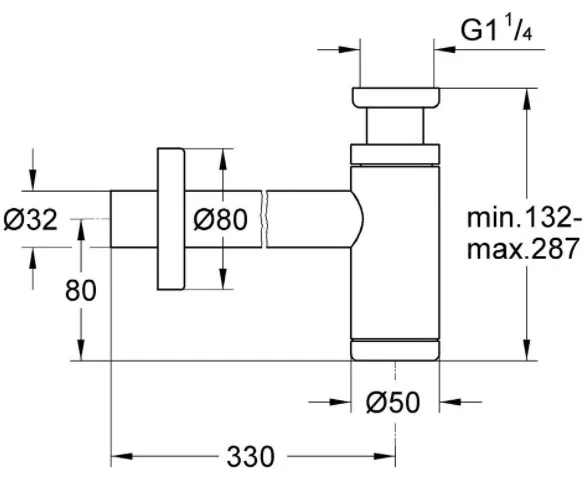 Сифон для раковины Grohe Articulation 28912000