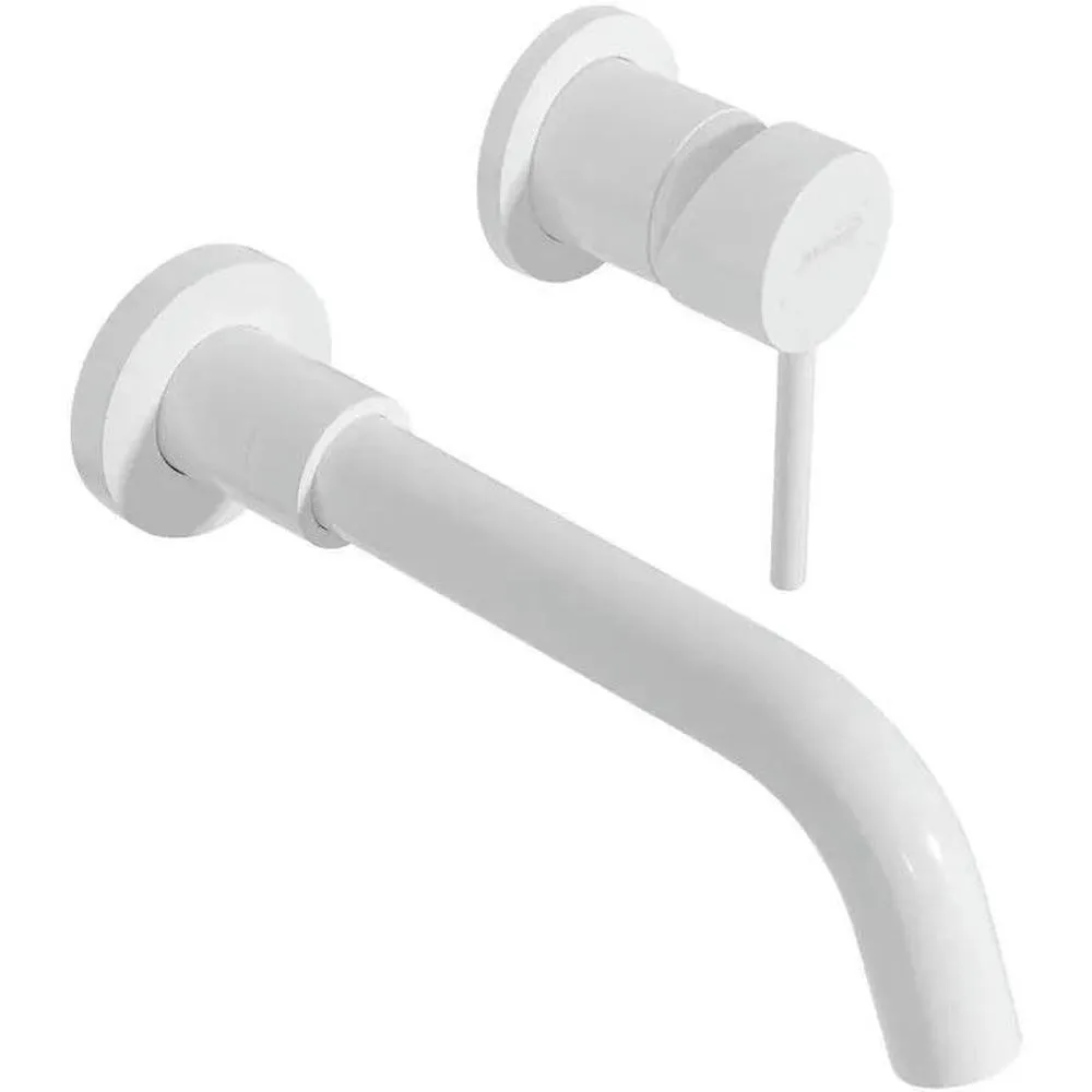 Смеситель для раковины встраиваемый Hansberge H211WW, белый