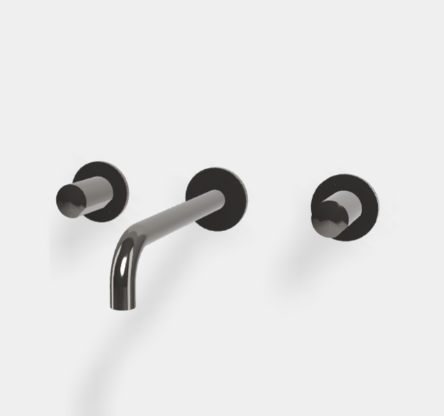 Смеситель для раковины Fima Carlo Frattini So, чёрный хром (F3191L/5CN)