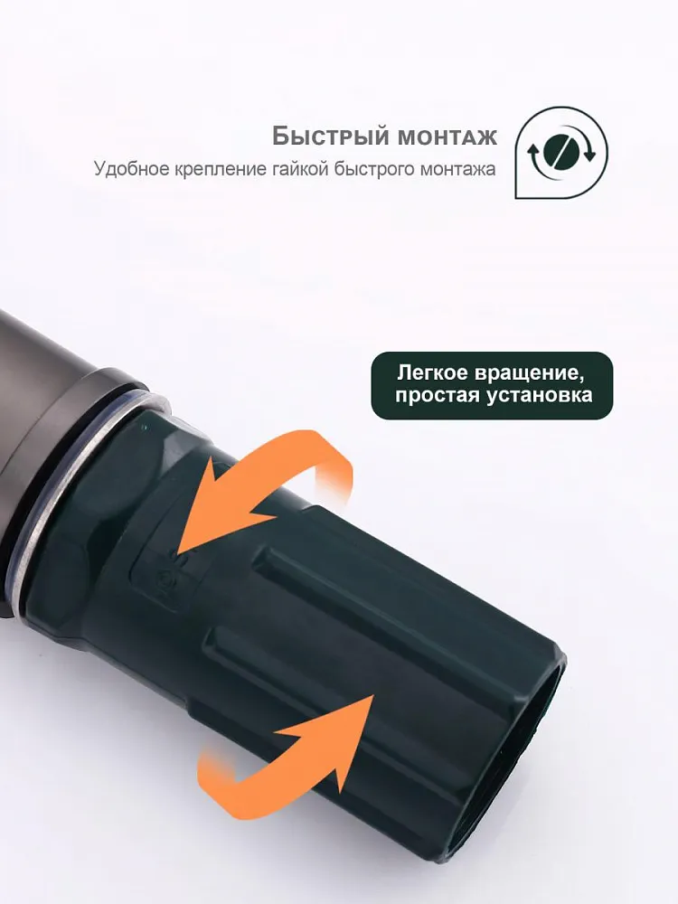 Смеситель для кухни с гибким изливом Splenka S72.41.09, графит